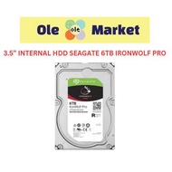 3.5” INTERNAL HDD SEAGATE 6TB IRONWOLF PRO