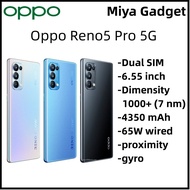 Oppo Reno5 Pro 5G (12GB RAM + 256GB ROM) 6.55"inch 64MP Quad Camera Smartphone 1 Year Warranty