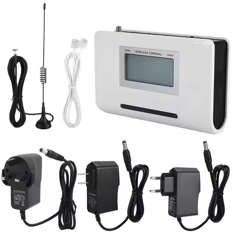 GSM Wireless Terminal Fixed Phone With LCD Connect Alarm GSM Fixed Phone Alarm