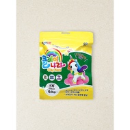 [Daiso Korea] Jongie Nara Air Dry Clay 60g (Green) - Soft Modeling Clay for Slime & Crafts
