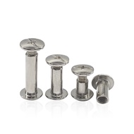 Screw Rivet Ledger Screw Butt Lock Screw Nut Photo Album Rivet Recipe Screw Nickel-Plated M5