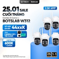 Combo of 5 BOTSLAB W312 Outdoor Cameras with 360 Rotation - Video 2 - Smart Detection