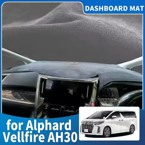 fit for Toyota Alphard Vellfire 30 AH30 2015-2020 RHD Dashmat Dashboard Cover Pad Protective Carpet 