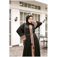 Abaya Turkey Gamis Hitam Gamis Dubai Maxi Dress Arab Saudi Bordir