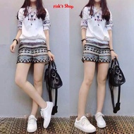 Aboriginal embroidered summer set