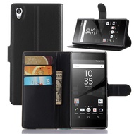 Litchi Leather Phone Case For Sony Xperia XA XA1 Plus XA2 Ultra Wallet With Card Slot Holder Flip Case Cover