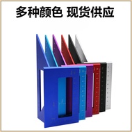 Aluminum alloy 45 degree bevel 90 degree right angle ruler multifunctional combination ruler T-shape