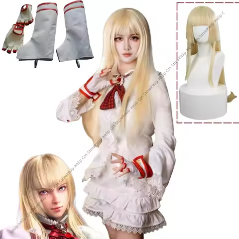 Tekken 8 Lili Cosplay Costume Disguise for Adult Women Girls Lolita Dress Fantasia Roleplay Outfits 