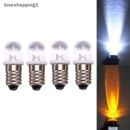 loveshopping1 5pcs E10 Led Bulb DC 3V 4.5V Instrument Bulb Indicator Bulb Flashlight Bulb MY