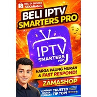 IPTV Smarters Pro Original (Merah) | Support LG Samsung Smart TV | 9Xtream | Fast Respond