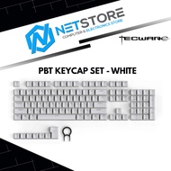 TECWARE PBT KEYCAP SET - WHITE - TWKB-PBT-WH