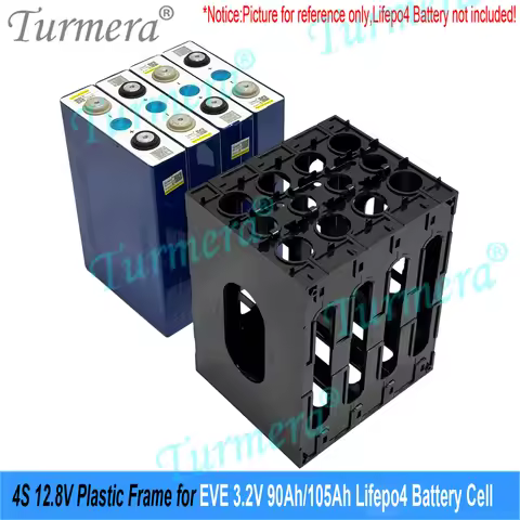 2025 New 12V Battery Frame for CATL EVE 280Ah 304Ah 320Ah 105Ah Lifepo4 Cells Flame-Retardant ABS PC