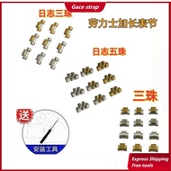 16*9mm Steel Watch Strap Rolex datejust36 Oyster for Jubilee 3/5Beads Metal Watch Band Parts GMT Sub