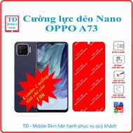 Toughened flexible phone screen protector for OPPO A73