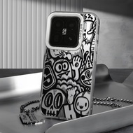 Case iPhone 17 Doodle Monster  IPhone 16 15 14 13 12 11 Plus Pro Max X XR XS SE 7 6