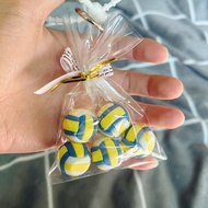Creative Ball Keychain Bag Pendant Cartoon Mini Basketball Football Sports Peripheral Backpack Small