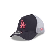 New Era หมวกรุ่น LOS ANGELES DODGERS COLOR ERA GRAPHITE/ WHITE 9FORTY A-FRAME TRUCKER CAP