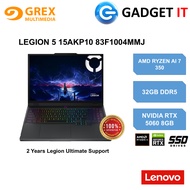 LENOVO LEGION 5 15AKP10 83F1004MMJ GAMING LAPTOP (RYZEN AI 7,32GB,1TB SSD,15.1" WQXGA OLED,165Hz,RTX