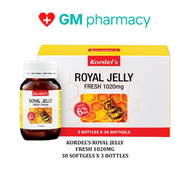 Kordel's Royal Jelly Fresh 1020mg to support Skin, Immune & General Well-Being 3x30 softgels