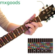MXGOODS Guitar Note Sticker Learning Guitar Accessories Frets Note Decal Fingerboard Stickers Electr