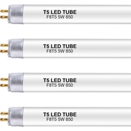 Mentol Gantian LED 12 Inci F8T5/850, 5000K Putih Siang, LED T5 5 Watt Menggantikan Mentol Fluoresen 