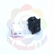 2-pin ON/OFF switch 15*10mm, 1-level ON/OFF by convenient push operation