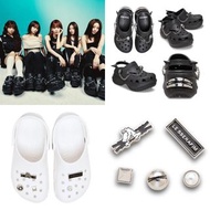 〖 Pre-order 預訂｜韓星 K-pop 〗LE SSERAFIM X CROCS 聯名 Bae Clog 洞洞鞋 鞋扣 accessories lesserafim lsf 代購 Sakura