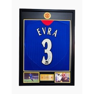 SELF-INSTALLED FIGHTING JERSEY FRAME SIZE 70X50 (WITH PICTURE + LOGO)