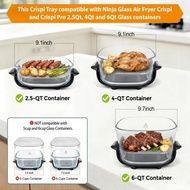 Air Fryer Large Stainless Steel Mesh Steaming Rack FN103 Accessories for Ninja Crispi FN101GY