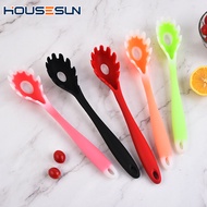 Silicone Powder Claw Integrated Semi-Transparent Flat Bottom Pan Pasta Scoop Noodle Scoop Pasta Flou