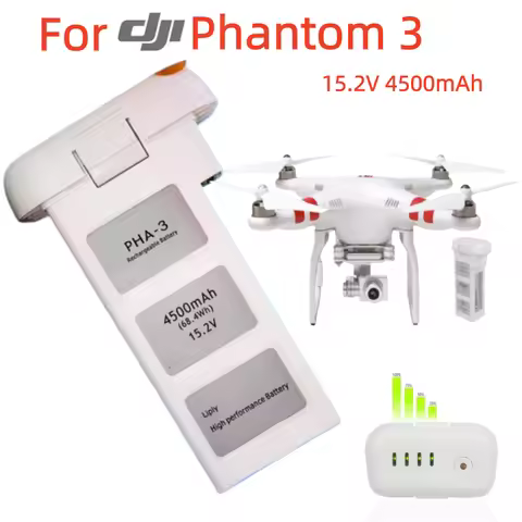 100% New15.2V 4500mAh 68.4Wh Drone Battery for DJI Phantom 3 Professional/Advanced 3SE 3S 3P 3A Inte
