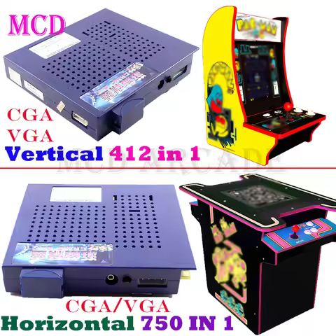 GAME ELF 138/412/750/1162 In 1 Classical Retro Jamma Game Board for Vertical/Horizontal Cocktail Arc