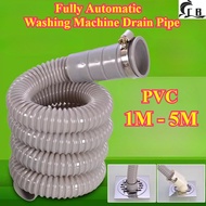 [CB-HY] PVC Fully Automatic Washing Machine Drain Pipe (1M-5M) Extended Drain Pipe Fitting