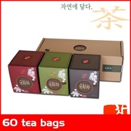 60 tea bags / Ginger / tea / jujube / Korean tea / Korean food /