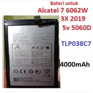 Alcatel 3X 2019 5048I TLP038C7 Alcatel3x Battery Alcatel 7 6062W TLP038C1 4000mAh bateri 5048 50481 