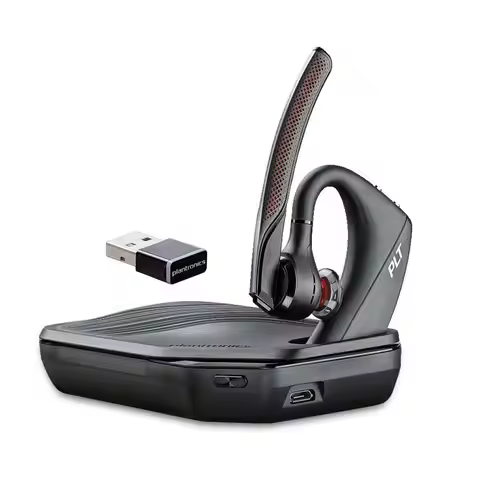 Poly Plantronics Voyager 5200 Bluetooth Wireless Headset Noise Reduction Business Earphone Software-