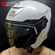 EVO MOTORCYCLE HELMET RS9 PEARL WHITE PSB APPROVED