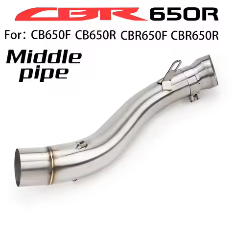CBR650R Exhaust Pipe for Honda CBR650 CBR650R CB650R CBR650F CB650F 2014-2026 60MM Interface Motorcy