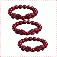 Mens brave bracelet fortune hand jewelry cinnabar bracelet Content of brave bracelet double brave