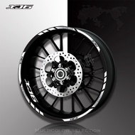 Suitable for Yamaha XJ6 Motorcycle Wheel Sticker Steel Ring Sticker XJ20/57cm Wheel Rim Reflective S