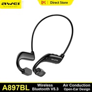 【Ship in 24H】Awei A897BL 300H Standby Rear-mounted Sport Headphone Bluetooth 5.3 HiFi Stereo Sound A