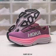hoka one bondi 8 men's and women's shock absorbing road running shoes, casual sports shoes, unisex t