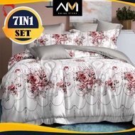 PREMIUM CADAR HOTEL HQ (7IN1) QUEN & KING SIZE READY STOCK IN MALAYSIA | SHIP SAME DAY | BEDDING SET