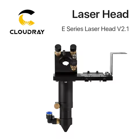 Cloudray E Series: CO2 Laser Head for Lens D18mm FL38.1 D20mm FL50.8 & 63.5 & 101.6 mm Mirror 25mm f