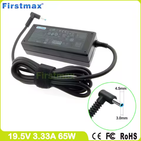 19.5V Power Supply 3.33A 65W Charger for HP EliteBook 735 745 G5 G6 755 820 836 840 G5 846 850 G5 G6