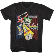 Voltron Defender Of The Universe Poster Men'S Robot Lion Force Tee Space