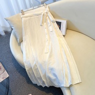 Horse skirt Suit skirt Hanfu Chinese Style Jacquard horse skirt 2024 One-Piece Pleated skirt Classy 