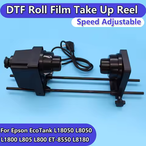 L18050 18100 DTF Roll Film Take Up Reel for Epson P900 P700 R2880 R3000 A2 A3+ DTF Printer Holder Fo
