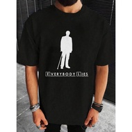 Men's House M.D. TV Show Graphic T-Shirt, Y2K  House MD Logo & Everybody Lies Back Design, House M.D