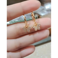 Fourfahion Xuping Gold Plated Butterfly Earrings HH100